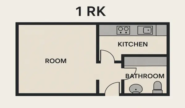 1 Rk Floor Plan